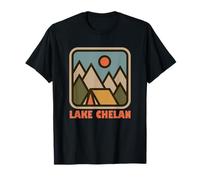 Lake Chelan Washington Nature Vacation Backpacking Souvenir Maglietta