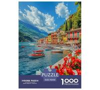 Lake Como 1000 Pezzi Puzzle Di Carta Multicolore Per Gioco Familiare Regalo Per Adulti E Bambini Da 14 Anni E Più 70x50cm/1000pcs