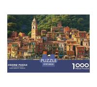 Lake Como 1000 Piece Jigsaw Puzzle For Adults Educational Games Stress Relief Puzzle Cultivate The Spirit of Teamwork For Adults Gifts 38x26cm/1000pcs