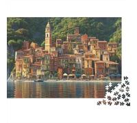 Lake Como1000 Pieces Jigsaw Puzzles for Adults Family Game HealingChallenging for Home Decoration Great Gift Idea70x50cm/1000pcs