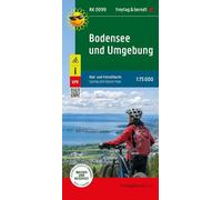 Lake Constance and surroundings, bike and leisure map 1:75,000, freytag & (Map)