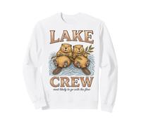 Lake Crew Beavers Most Likely To Go with The Flow Summer Felpa