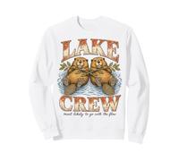 Lake Crew Beavers Most Likely To Go with The Flow Summer Felpa