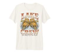Lake Crew Beavers Most Likely To Go with The Flow Summer Maglietta Premium