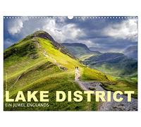 Lake District - Ein Juwel Englands (Wandkalender 2026 DIN A3 quer), CALVENDO Monatskalender: Lake District - Ein Paradies für Bergwanderer in einmalig schöner Berglandschaft mit herrlichen Seen.