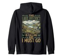 Lake District Escursionismo Chiamando Wanderlust Mountains Felpa con Cappuccio