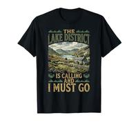 Lake District Escursionismo Chiamando Wanderlust Mountains Maglietta