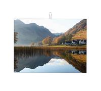 Lake District National Park Tappetino scolapiatti per bancone cucina in microfibra assorbente scolapiatti riutilizzabile lavabile extra large 45,7 x 61 cm