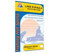 Lake Eufaula South Fishing Map (South of Hwy 9 bridge)
