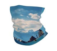 Lake Geneva Switzerland Passamontagna Elastico Ghetta da Collo Multiuso Bandana per attività Outdoor Bambini 25X50Cm