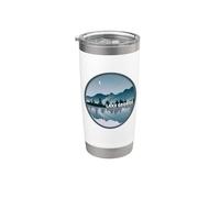 Lake George, New York Bicchiere termico in acciaio inox doppia parete