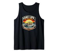 Lake Life Cattive Decisioni Grandi storie Retro, Party Canotta