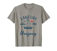Lake Life Uruguay Vacanza All'aperto Maglietta