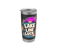 LAKE LINE LUCK Pesca Al Lago Bicchiere termico in acciaio inox doppia parete