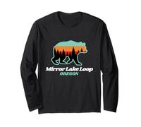 Lake Mirror Loop, Souvenir Estivo della Famiglia degli orsi Maglia a Manica