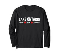 Lake Ontario Allora Ora Sempre Orgoglio Canadese Maglia a Manica