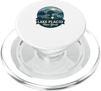 Lake Placid New York Loon - Motivo madre e pulcino PopSockets PopGrip per MagSafe