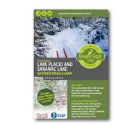 Lake Placid & Saranac Lake Winter Trails Map | Adirondacks High Peaks Hiking Map | Jackrabbit Ski Trail, Paul Smith’s College VIC, Cascade X-C Ski Center | Durable, Waterproof & Tear Resistant