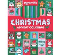 Lake Press Markerific: Christmas Advent Coloring (Merchandise) Markerific