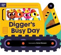 Lake Press Mini Me - Shaped Board Book - Digger's Busy Day (Libro di cartone)