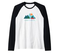 Lake Tahoe California And Nevada Vacation Maglia con Maniche Raglan