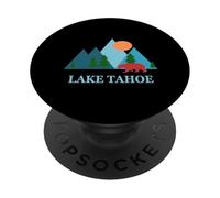 Lake Tahoe California and Nevada Vacation PopSockets PopGrip Adesivo