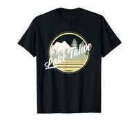 Lake Tahoe T-Shirt Retro anni '80 California & Nevada Ski Tee Maglietta