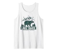 Lake Tahoe Vintage Mountains Orso California Nevada Canotta
