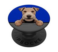 Lakeland Terrier - Simpatico amante dei cani Lakie che sbirciano PopSockets PopGrip Adesivo