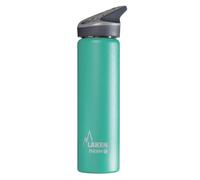 Laken Jannu, Bottiglia d'acqua termica e isolante in acciaio INOX per bambini, borraccia bocca larga, Turquoise, 750 ML