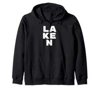 Laken Personalized Retro Girls Custom Laken Name Felpa con Cappuccio