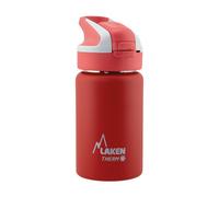 Laken Summit - Bottiglia termica in acciaio inossidabile da 0,35 l con beccuccio. Rossa