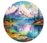 Lakes And Snowy Mountains 1000 Pieces Science Fiction Jigsaw Puzzles For Adults Educational Games Stress Relieving Entertainment Cultivate The Spirit of Teamwork For Adults Gifts 1000pcs (67.5x67.5cm)