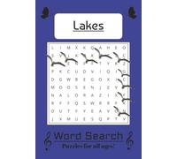 Lakes Word Search: Word Searches with Easy to Read Print about Lakes, Aquatic Animals, Water Craft and More | 6x9 inches, 110 Pages | 50+ Puzzles ... Gifts for Vacations, Holidays, and Downtime