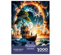 Lakeside Boat 1000 Pezzi Puzzle Classici Per Adulti E Bambini Da 14 Anni E Più Giochi Educativi Giocattoli Sfida Impossibile - Regalo Per Amore E Amico 70x50cm/1000pcs