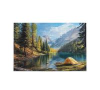 Lakeside Camping - Puzzle da 500 pezzi, per adulti, impossibile, difficile, impegnativo