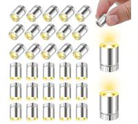 LakiHomi Mini luci a LED per casa delle bambole, 30 luci a LED, micro LED, mini luci per fai da te, luci in miniatura per vetrine, giocattoli, mattoncini da costruzione, decorazione natalizia