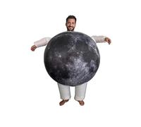 LaKimLin Costume gonfiabile per Halloween, per adulti, mascotte di luna, costume per cosplay, per Halloween, Natale, Carnevale