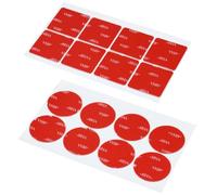 LAKJUOZ 16 Pezzi 3M Double Sided Adhesive Tape, Biadesivo 3M Extra Forte Nastro Biadesivo Car Camera Mounting Tape For Car, Dashboard, Waterproof, Heat Resistant Strong Adhesive Tape