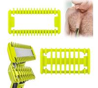 LAKJUOZ 2 Pezzi Per Philips Oneblade, Pettini Per Rasoio Corpo, Pettini Da Barba, Shaver Body Hair Guards, Pettini Per Pelle E Corpo, Per Philips Qp25Xx/Qp26Xx/Qp65Xx/Qp66Xx