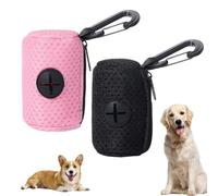 LAKJUOZ 2 Pezzi Porta Sacchetti Cane, Porta Sacchetti Cane Da Guinzaglio, Port A Bustine Can E Cacca, Sacchetti Cane Cacca