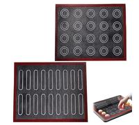 LAKJUOZ 2 Pezzi Tappetino Microforato Per Forno Tappetino Da Forno In Silicone Tappetino A Doppia Faccia Antiaderente Tappetino Da Forno Foglio Per Forme Di Cottura Riutilizzabile