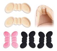 LAKJUOZ Cuscini Per Tallone Pad Heel,Cuscinetti Per Scarpe Con Tacco,4 Paia Comodi Cuscinetti Per Il Tallone,Soletta Autoadesiva Per La Cura Dei Piedi Per Scarpe,Impediscono Ai Talloni Di Sfregare E S