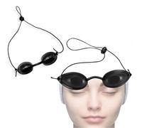 LAKJUOZ Occhiali Infrarossi,Occhialini Solarium 2 Pezzi Occhiali Solarium Uv Occhialini Solarium Occhialini Sole Occhiali Di Sicurezza Occhiali Di Protezione Del Laser Occhi Per Uv Luce Terapia A Inf