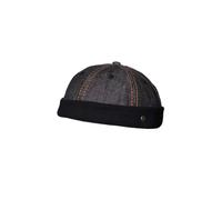 Lakota Docker cap | Calotta Puro Cotone | Stone Washed Look | Misura Unica Regolabile | Estate/Inverno (Nero)