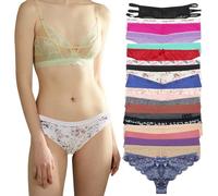 Lakpoau Perizoma Donna Senza Cuciture Slip Donna Tanga Intimo Donna Thong Seamless Underwear Mutande Donna Biancheria Intima da Donna Lingerie Sexy per Donna Multipla 10 3210 S