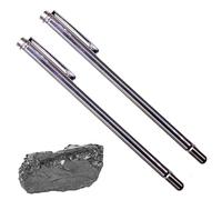 LAKPYN 2 Pezzi Bacchette Rabdomante Professionali d'Ottone, Bacchette di Radioestesia per Geobiologia, Canne desiderabili in acciaio inossidabile, con rame per rilevare acqua e canna dell'acqua.