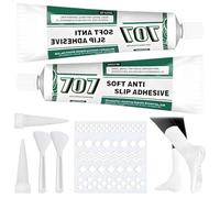 LAKPYN 2 Pezzi Sock Stop Liquid, Kit Antiscivolo per Calzini, Soluzione Antiscivolo per Calze, Liquido per Calzini Antiscivolo, Lavabili, Colla Liquida Antiscivolo Calze Antiscivolo (Bianco)