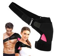 LAKPYN Tutore Spalla Destra per Uomini e Donne Regolabile, Comodo e Leggero, Fascia Spalla Ideale per Dolori, Taglia Unica