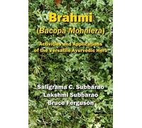 Lakshmi Subbarao Bruce Ferguson Saligrama C Sub Brahmi (Bacopa Monn (Tascabile)